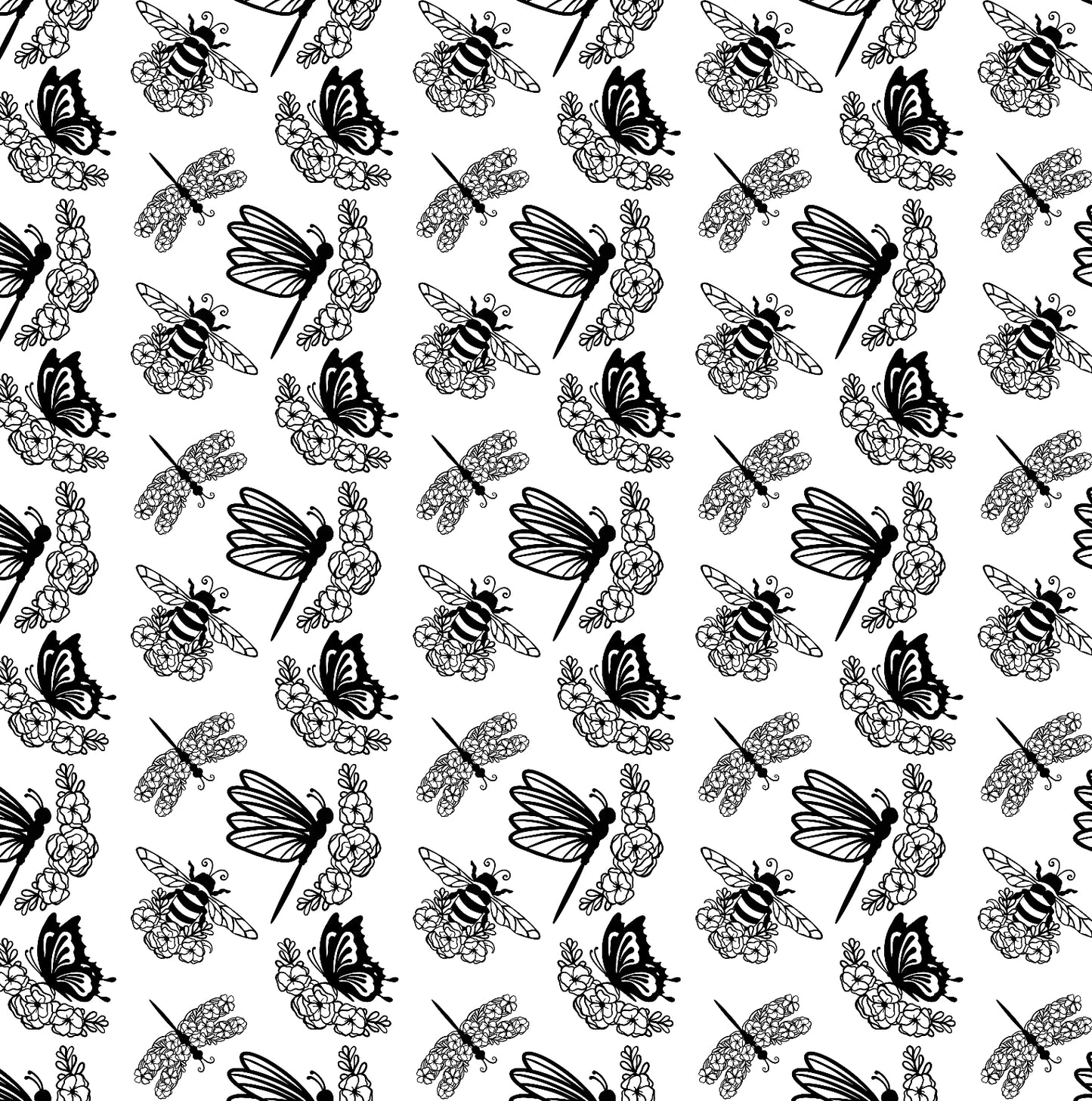 Dragonfly Repeating Pattern png